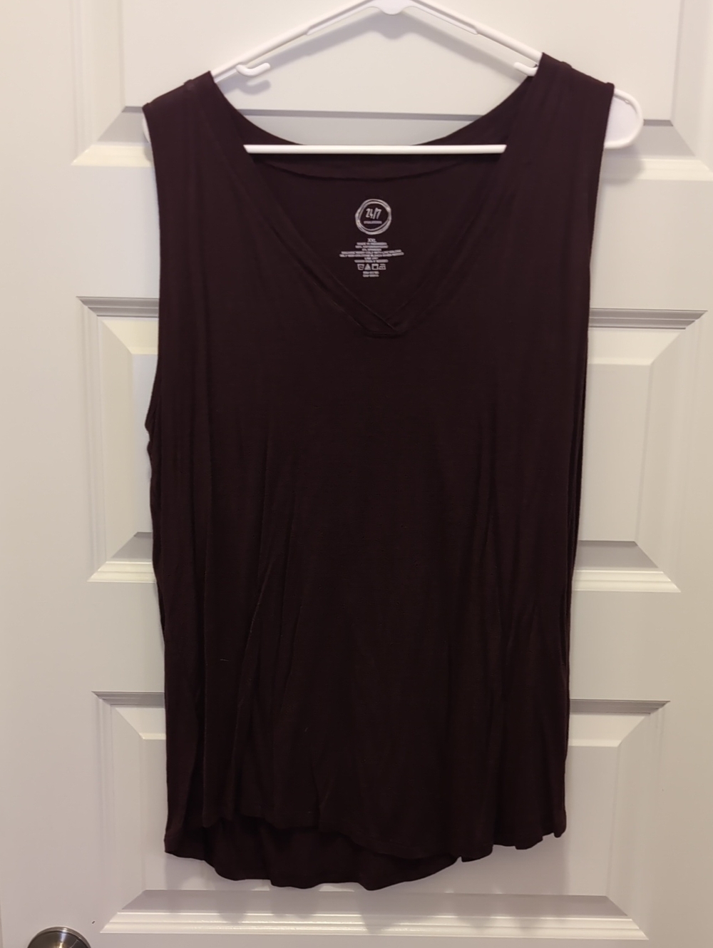 Maroon Maurices Women's V-Neck Sleeveless Tank Top